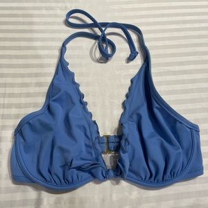 32DD Underwire Periwinkle Blue Ruffle Bikini Top - Victoria’s Secret